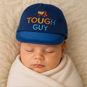 Baby Hat Bundle 0–6M Onesies & Baby Essentials Beanies Neutral Blue Tiger Lot